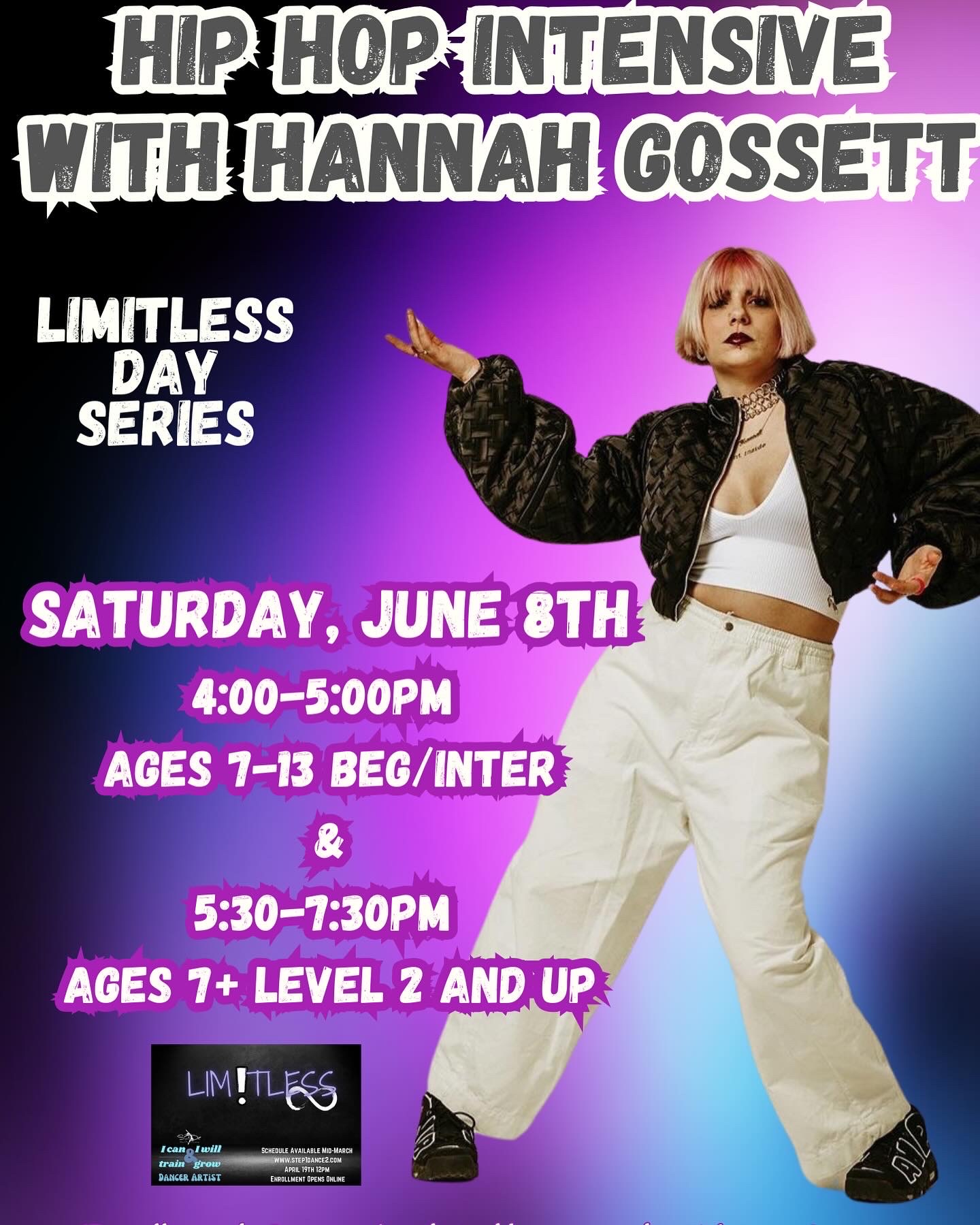 Limitless Hip Hop Intensive with Hannah Gossett